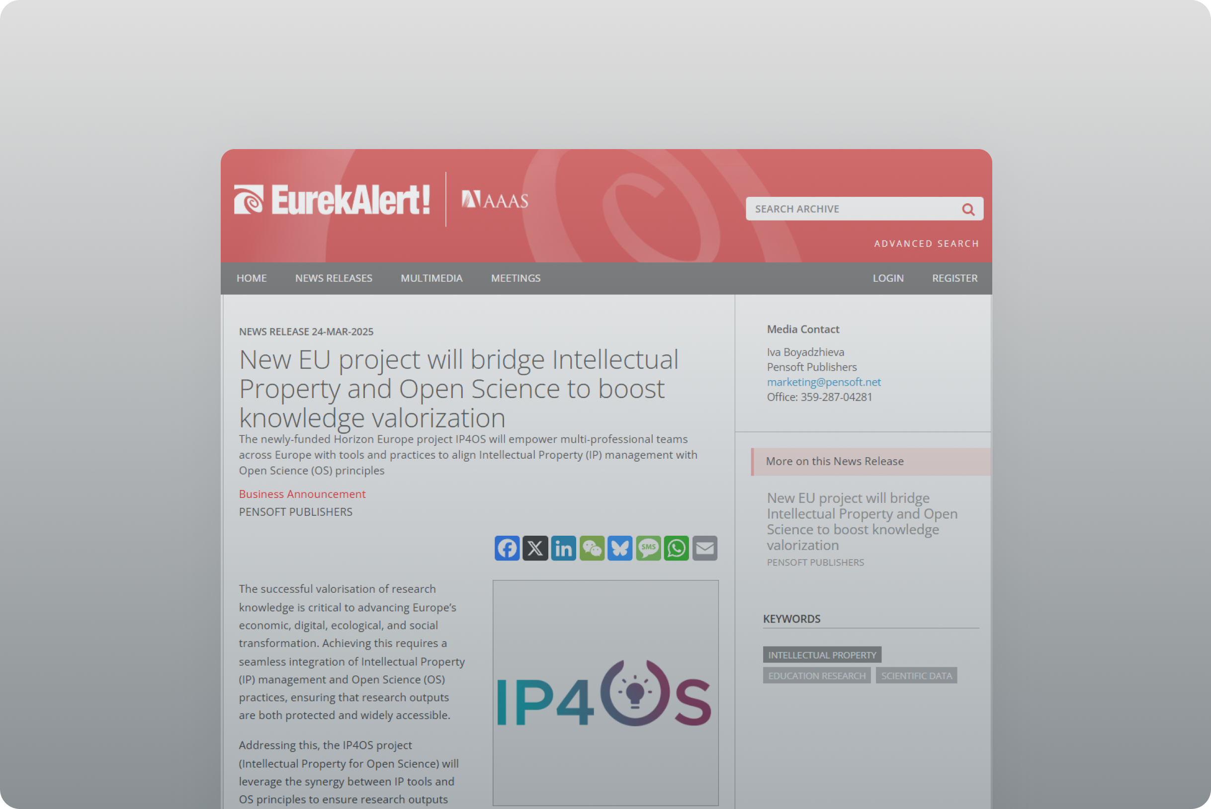 Press releases preview