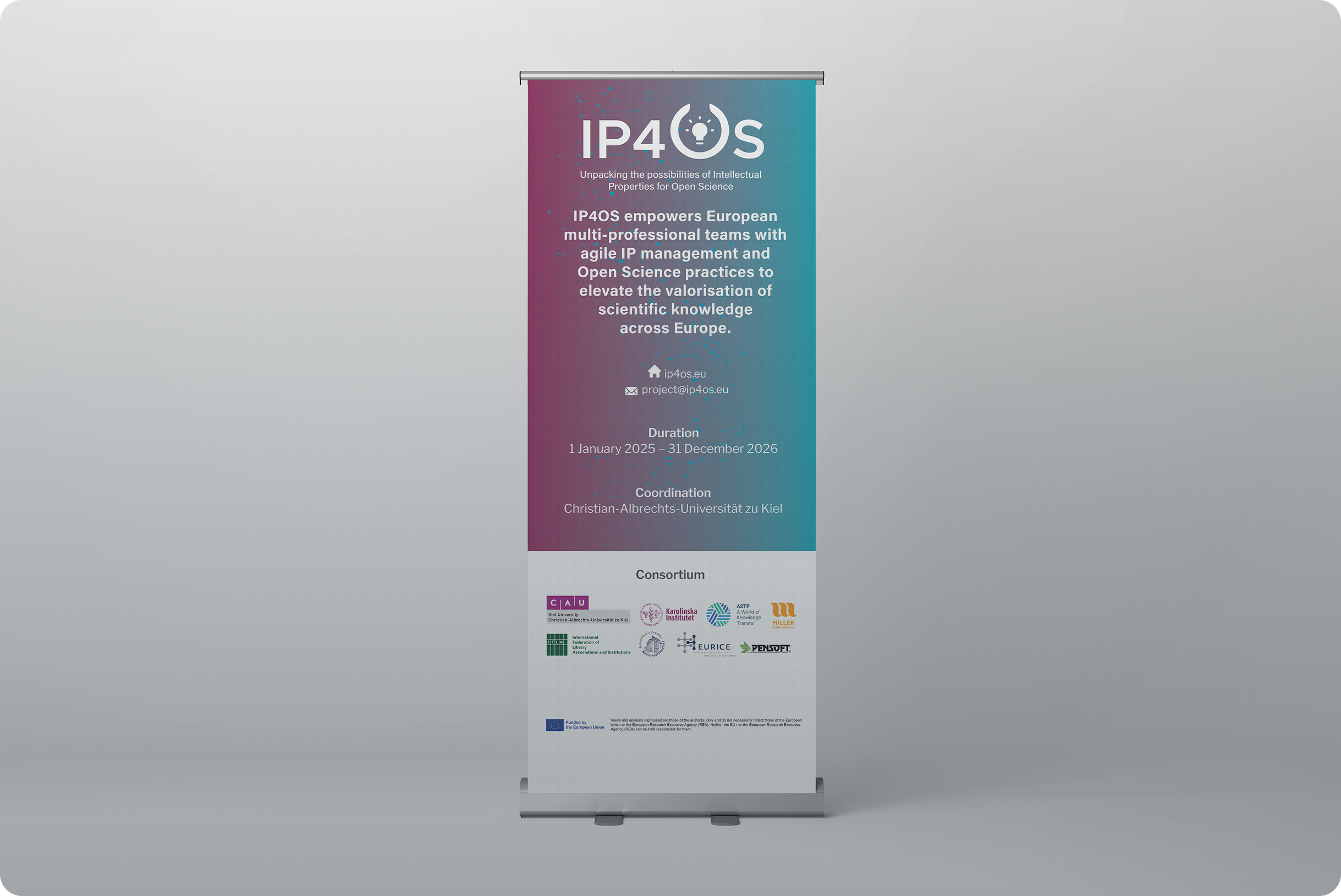 Roll-up banner preview